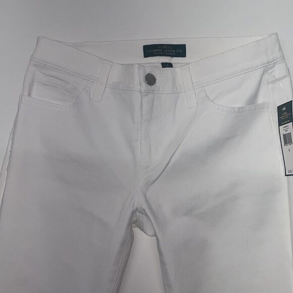 🔥LAUREN JEANS CO RALPH LAUREN WHITE SZ 4 New stretch - Picture 5 of 9